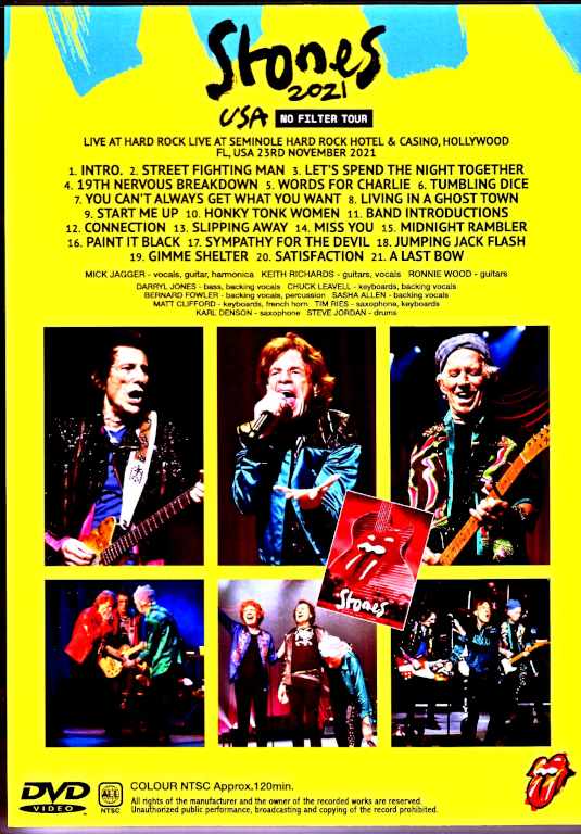 Rolling Stones/FL,USA 2021 Multi-Cam Edition