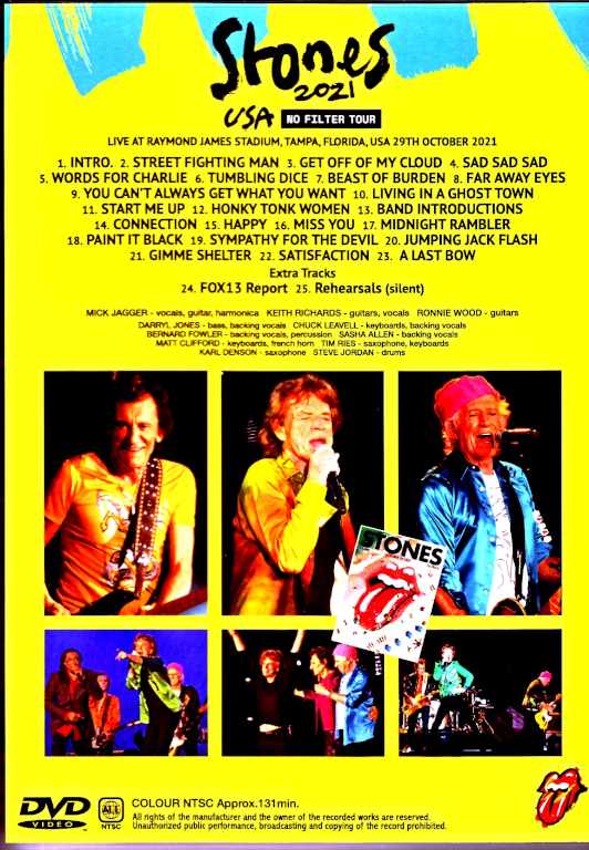 Rolling Stones/FL,USA 10.29.2021 Multi-Cam Edition