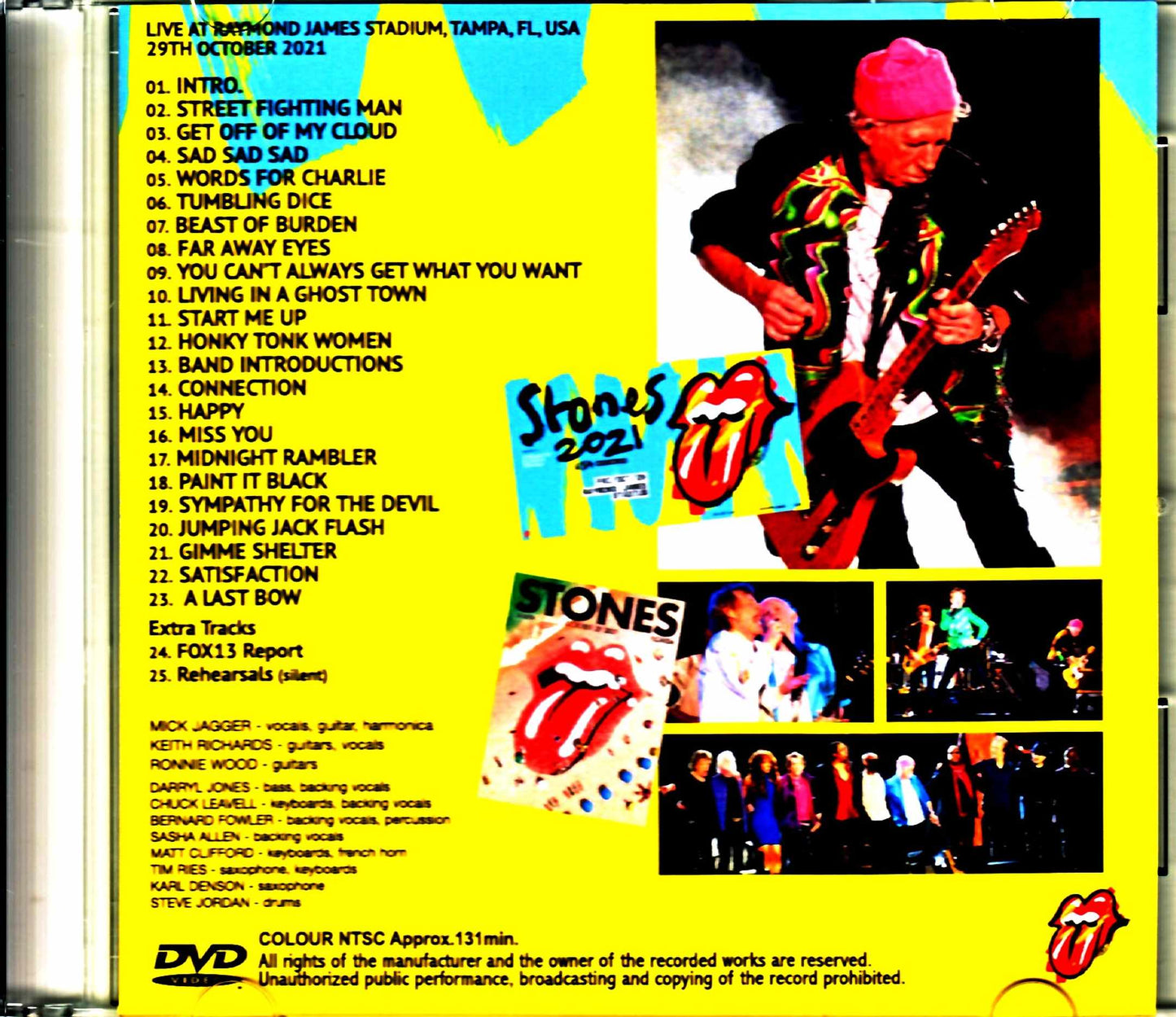 Rolling Stones/FL,USA 10.29.2021 Multi-Cam & more Jewel Version