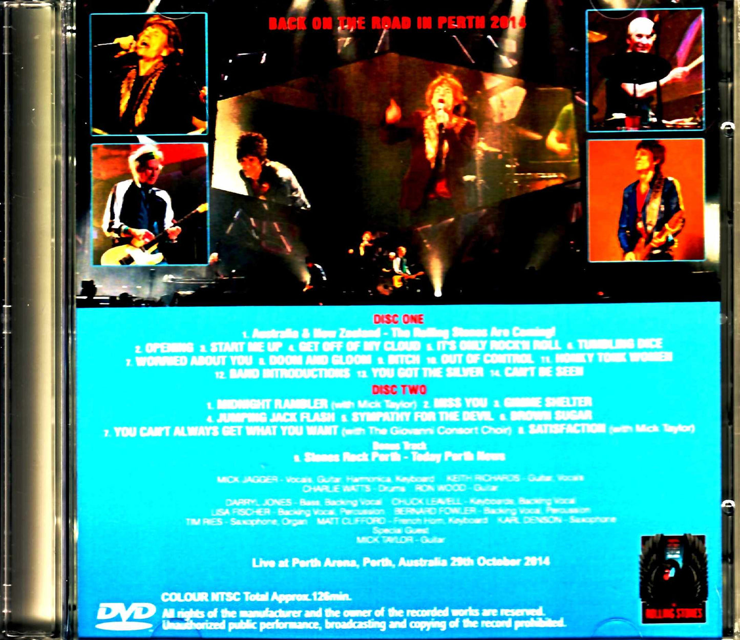 Rolling Stones/Australia 10.29.2014