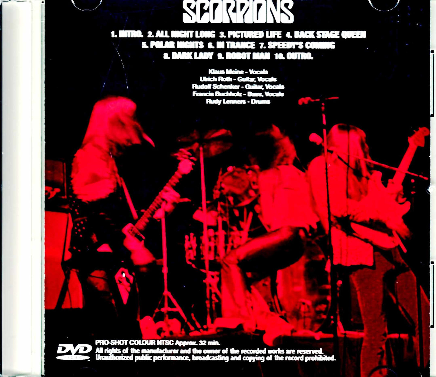 Scorpions / The most shocking video of the year TV Studio Live 1977 Jewel Version