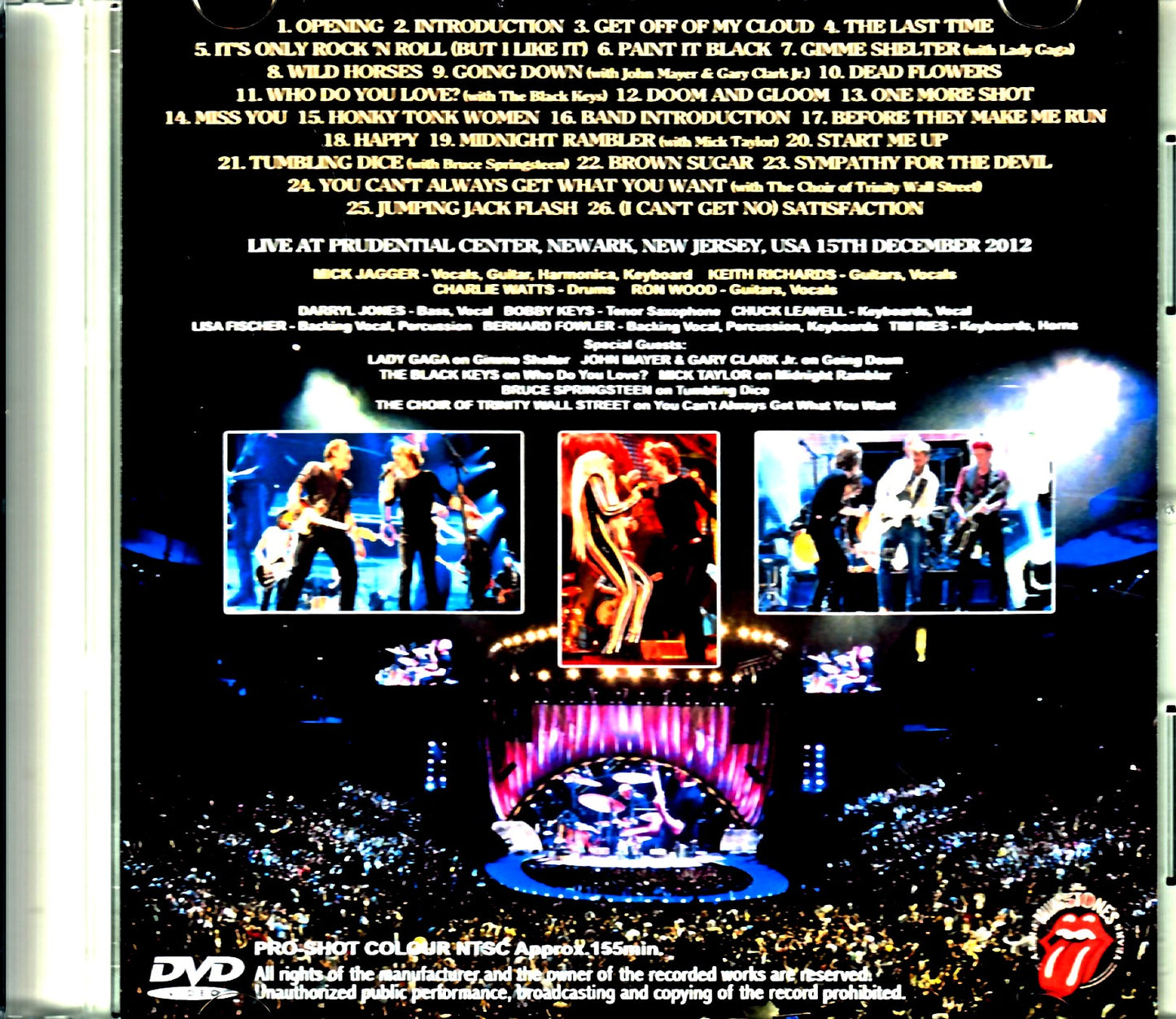 Rolling Stones/NY,USA 12.15.2012 Complete