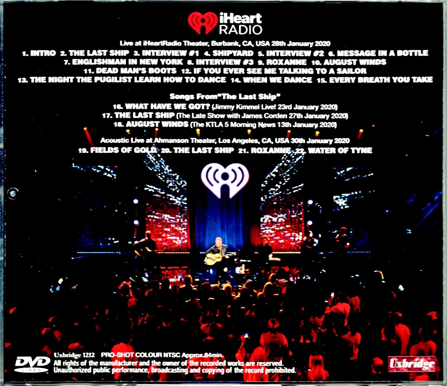 Sting/CA,USA 2020 & more