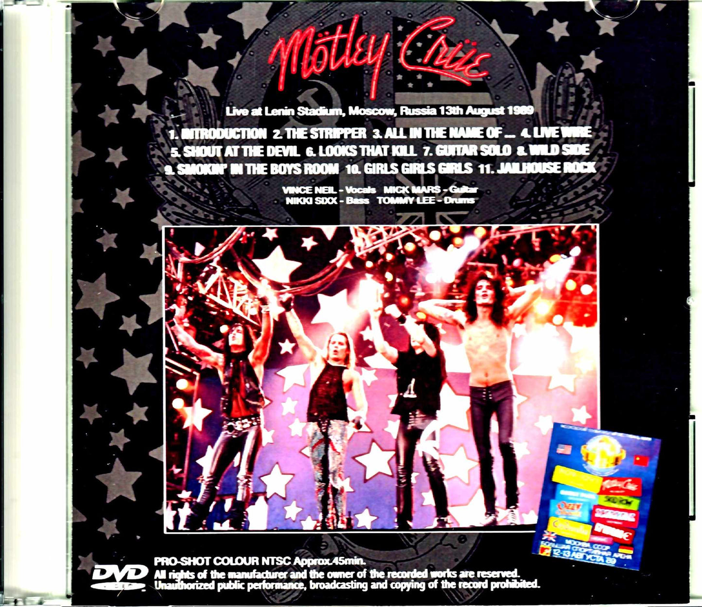 Motley Crue/Russia 1989