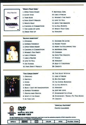 Madonna/Live in Japan 1987-1993