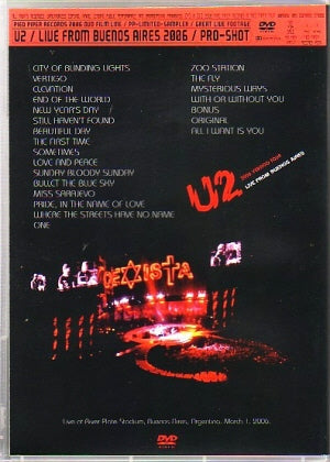 U2/Live From Buenos Aires 2006 Vertigo Tour