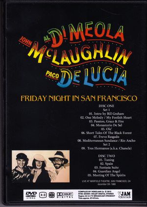 Al Di Meola,John McLaughlin,Paco De Lucia/California,USA 1980