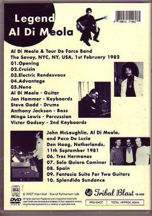 Al Di Meola/NY 1982 & Netherlands 1981