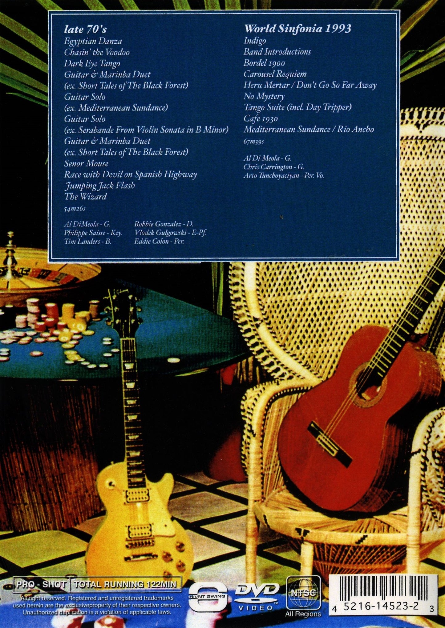 AL DI MEOLA/LATE 70's & WORLD SINFONIA II 1993