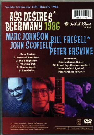Bass Desires Marc Johnson,Bill Frisell/Germany 1986