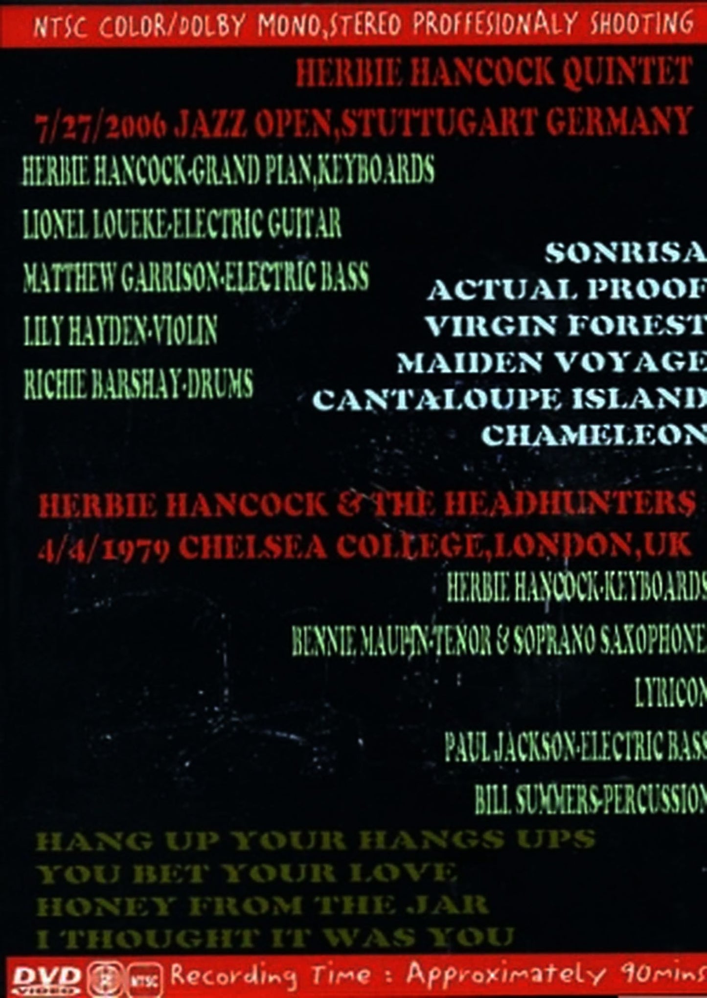 Herbie Hancock/Germany 2006 & more