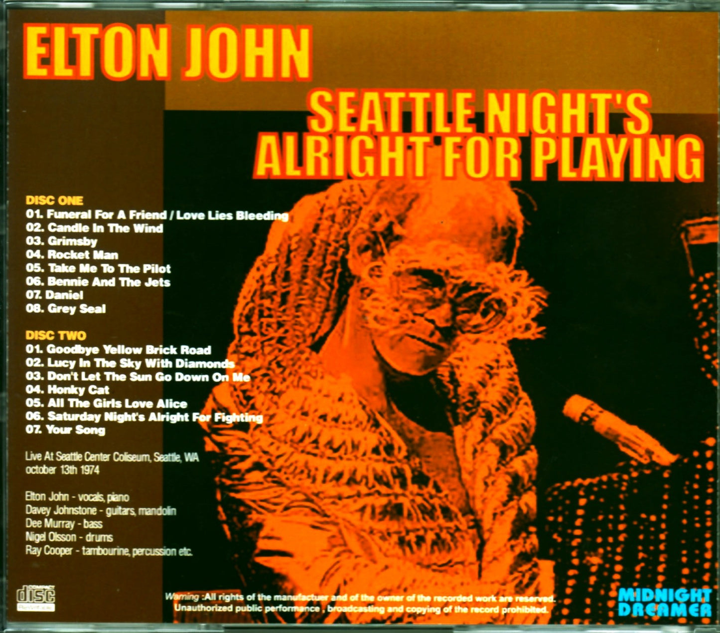 Elton John/Wa,USA 1974