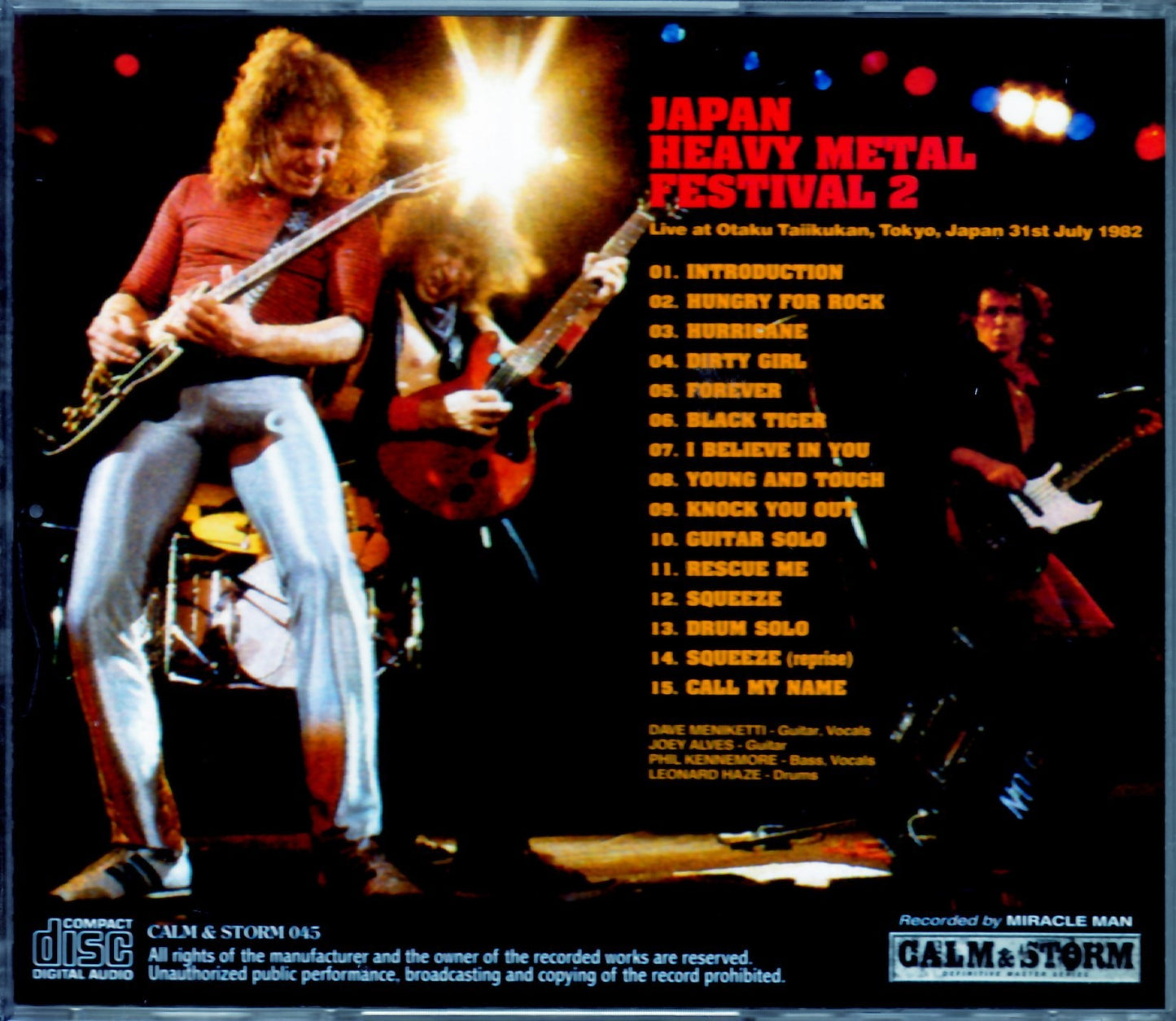 Y & T/Tokyo,Japan 1982