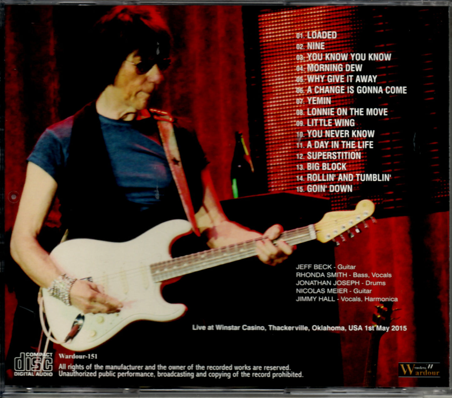Jeff Beck/Oklahoma,USA 2015