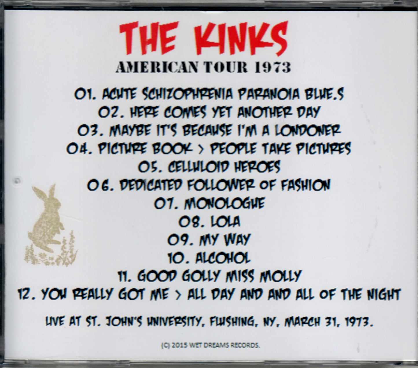 Kinks/New York,USA 1973