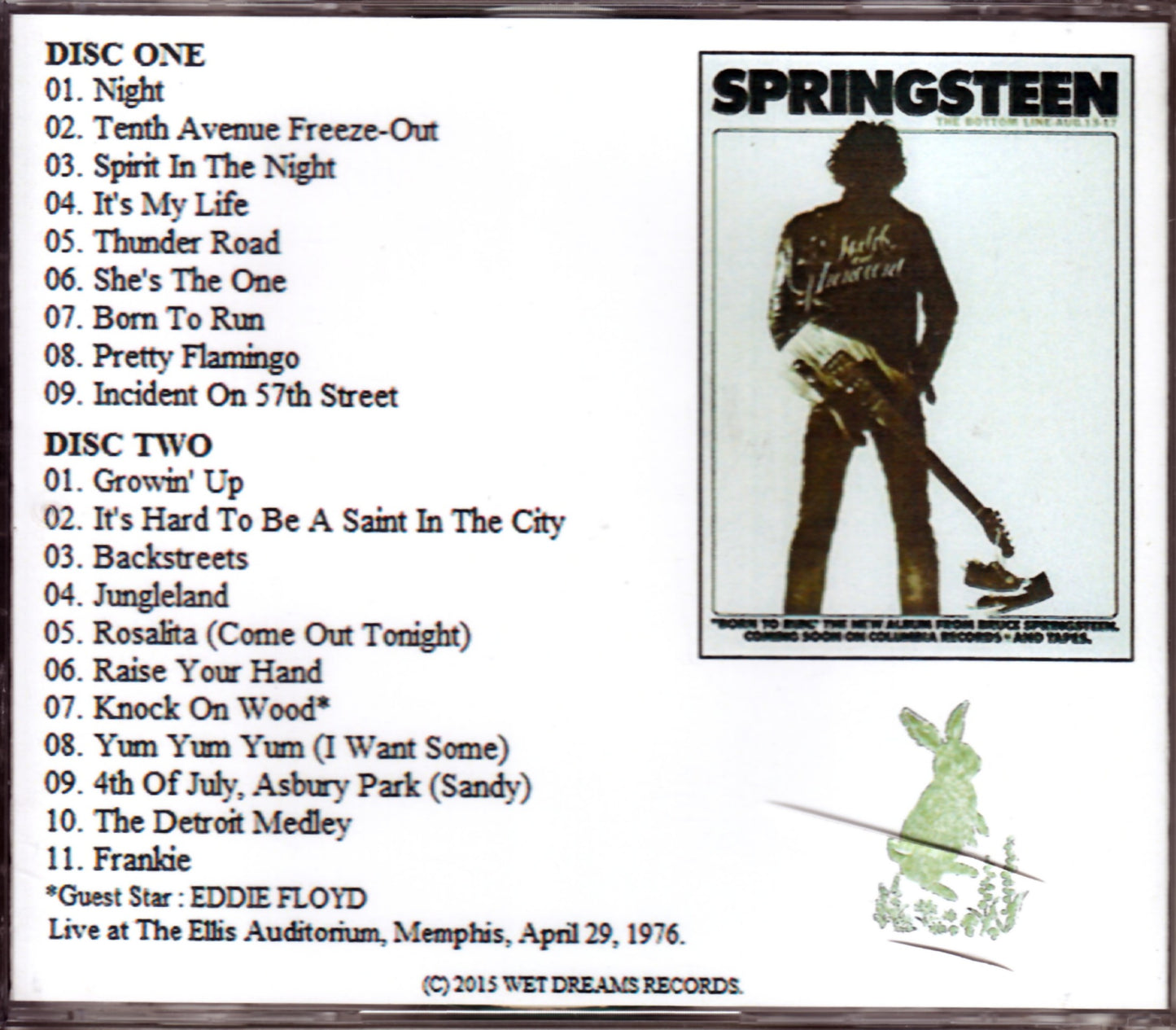 Bruce Springsteen/Tennessee, USA 1976