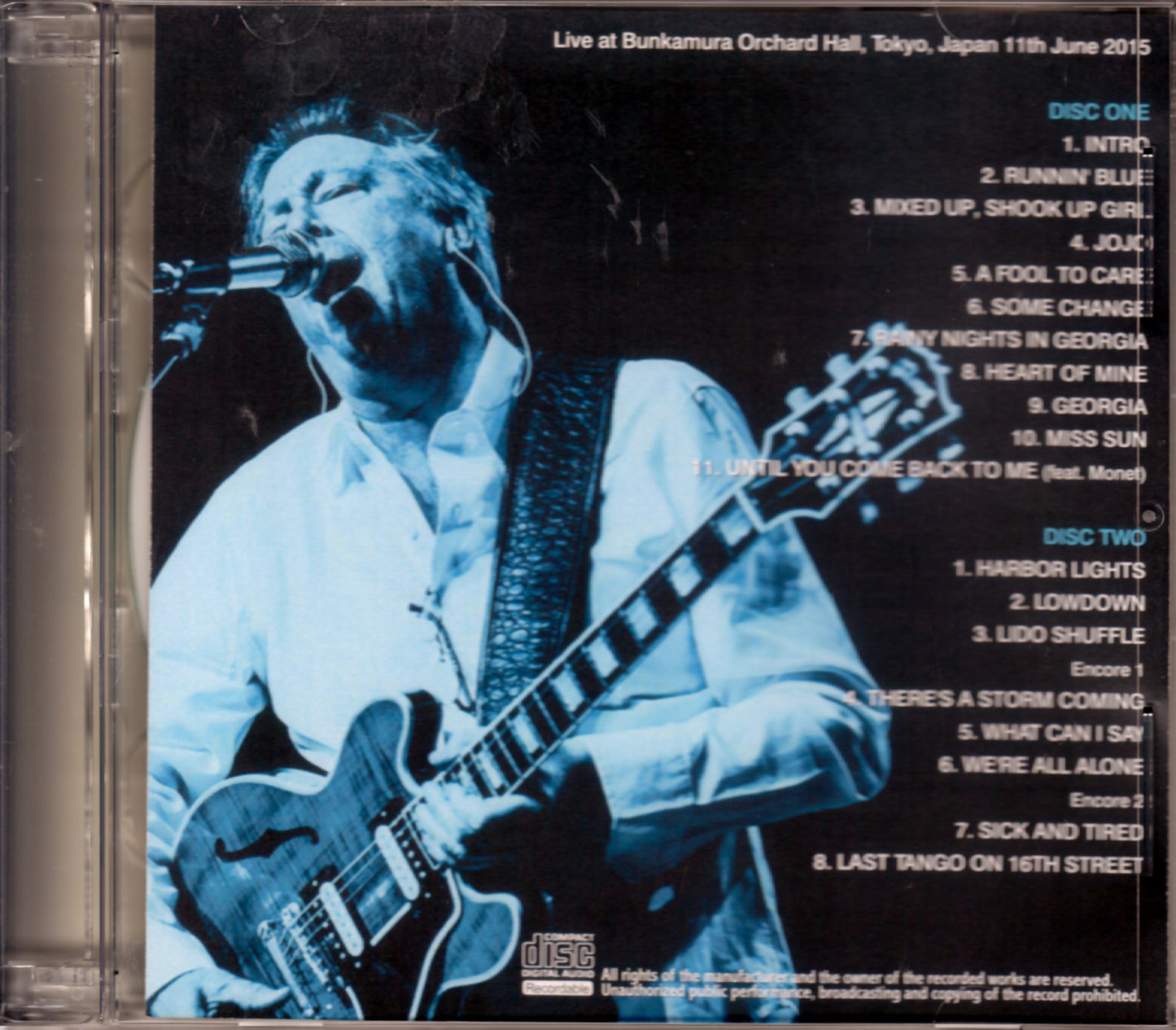 Boz Scaggs/Tokyo,Japan 2015