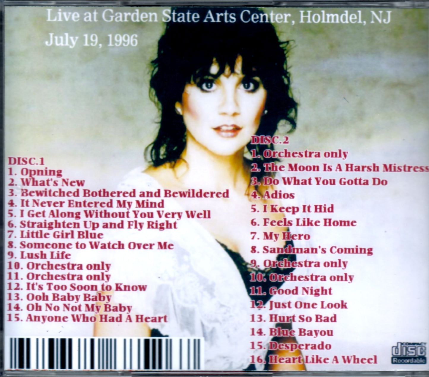 Linda Ronstadt/New Jersey, USA 1996