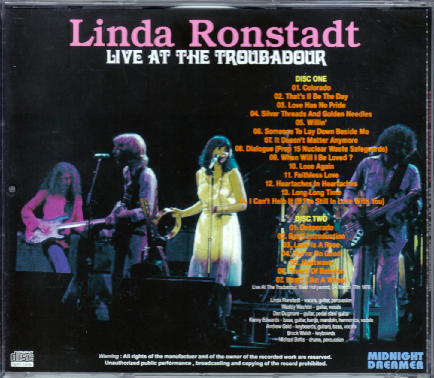 Linda Ronstadt/California, USA 1976