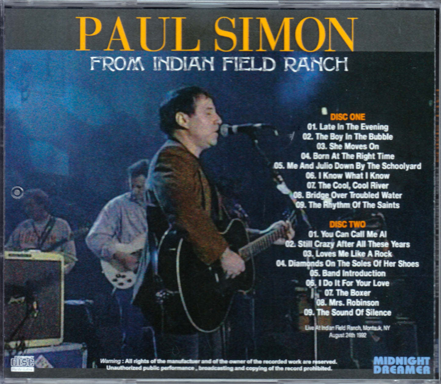 Paul Simon/New York, USA 1992