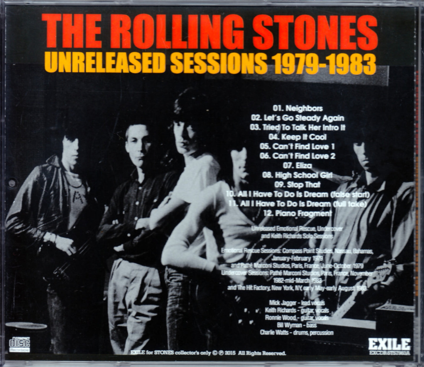 Rolling Stones/Unreleased Sessions 1979-1983