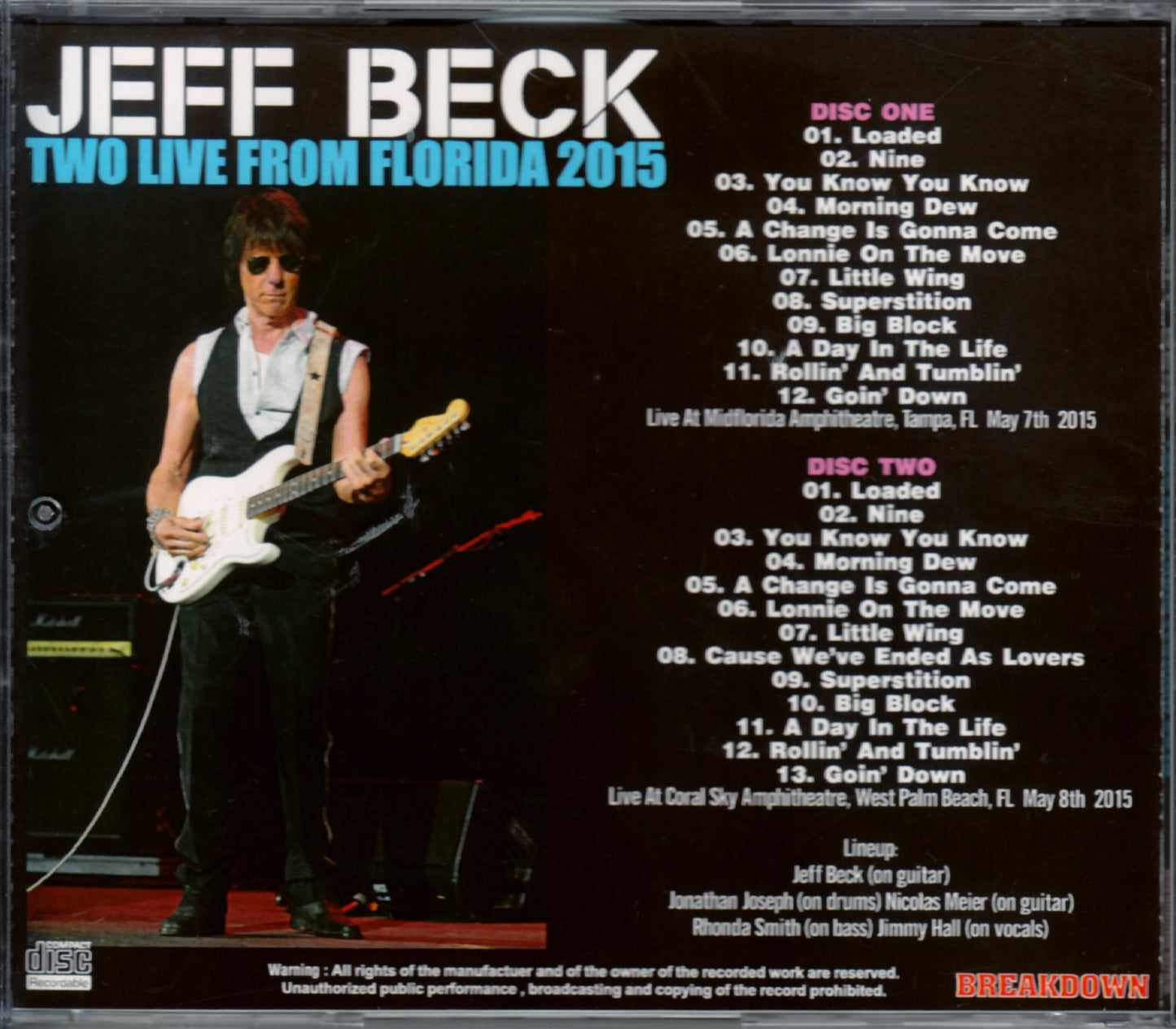 Jeff Beck/Florida, USA 2015