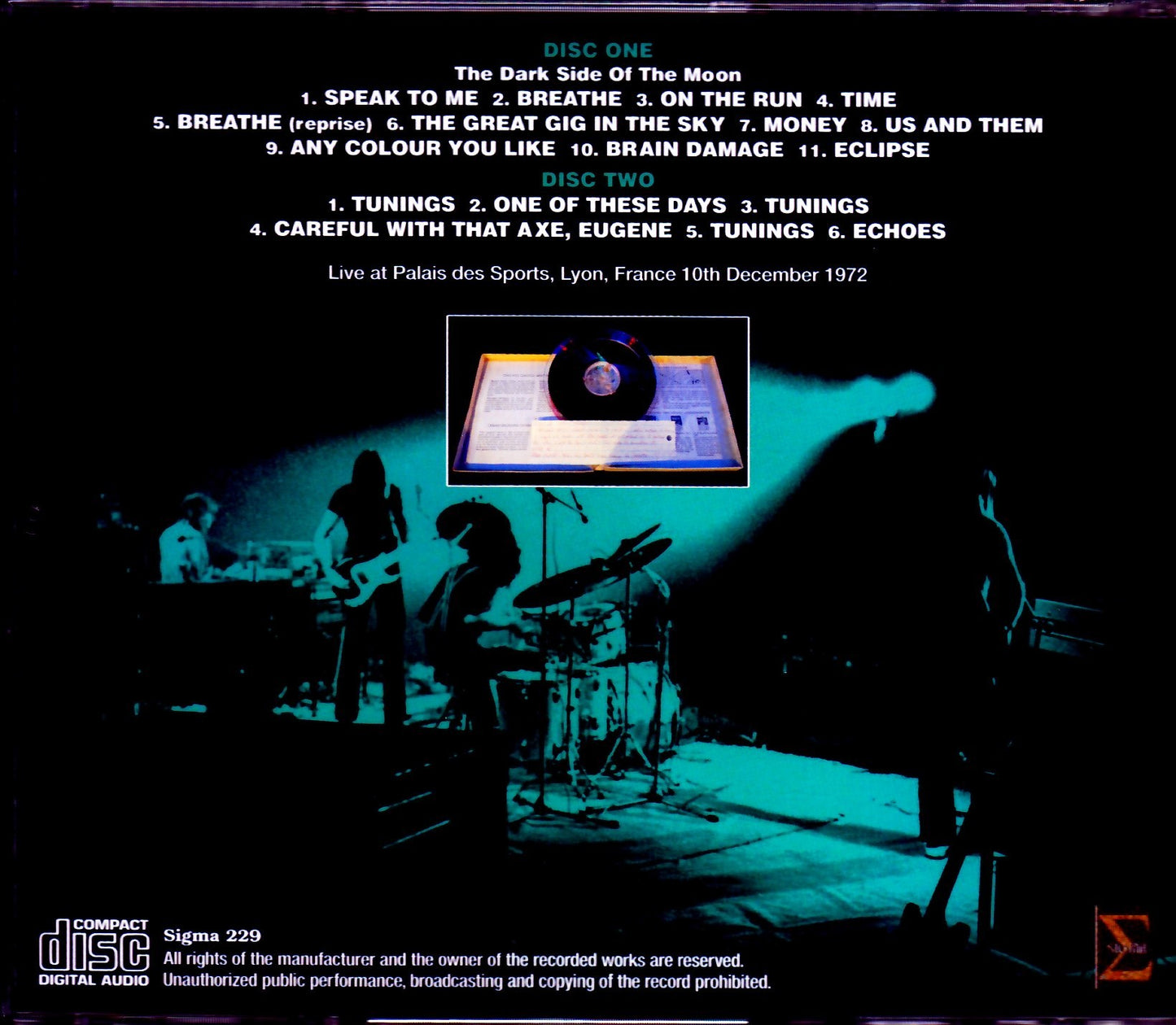 Pink Floyd Pink Floyd/France 1972 Upgrade
