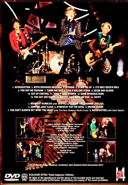 Rolling Stones/Auckland,Australia 2014 Complete