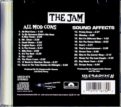 Jam,The Jam/Sound Affects and All Mod Cons Original US Mobile Fidelity Sound Lab Edition