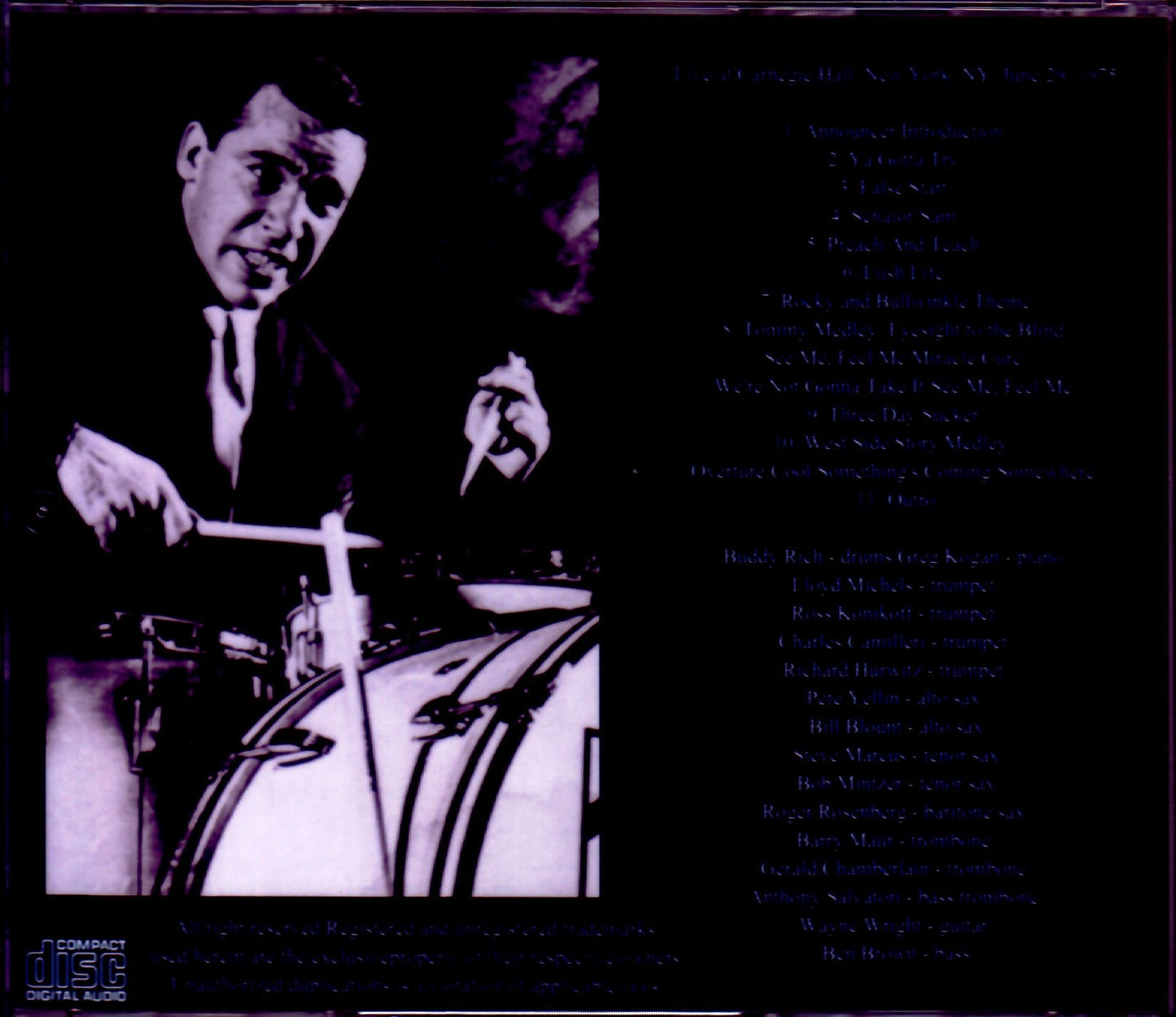Buddy Rich & His Orchestra Buddy Rich/NY,USA 1975