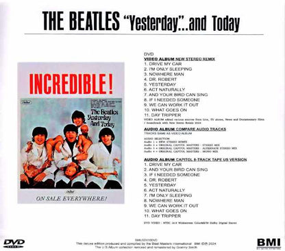 Beatles Beatles/Yeast Day and to Day America Capitol editing YesterDay ... and toDay U.S. Album Collection Video Album New Stereo Remix DVD Audio Ver