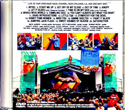 Rolling Stones/LA,USA 2024 Complete Jewel Version