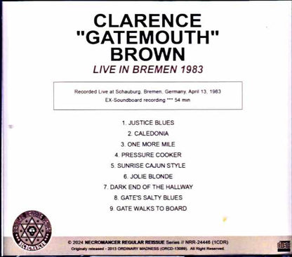 Clarence Gatemouth Brown/Germany 1983