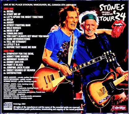 Rolling Stones/BC,Canada 2024 Complete