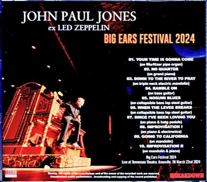 John Paul Jones ex Led Zeppelin John Paul Jones/TN,USA 2024 Complete