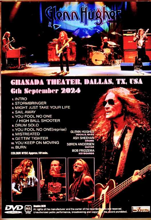 Glenn Hughes/TX,USA 2024 Complete