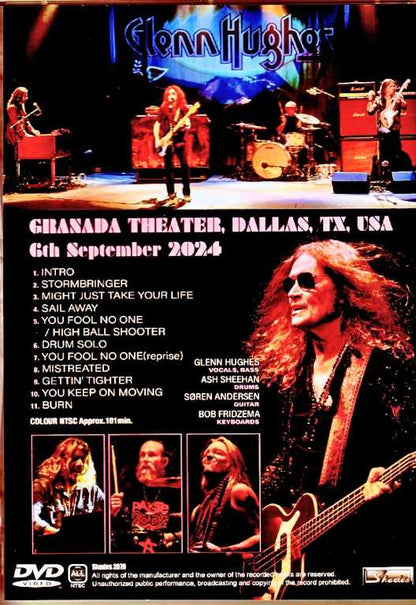 Glenn Hughes/TX,USA 2024 Complete