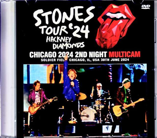 Rolling Stones/IL,USA 6.30.2024 Complete Multi-Cam Edition Jewel Version