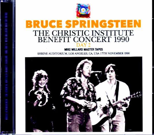 Bruce Springsteen Jackson Browne, Bonnie Raitt Bruce Springsteen/CA,USA 11.17.1990 Mike Millard Master Tapes