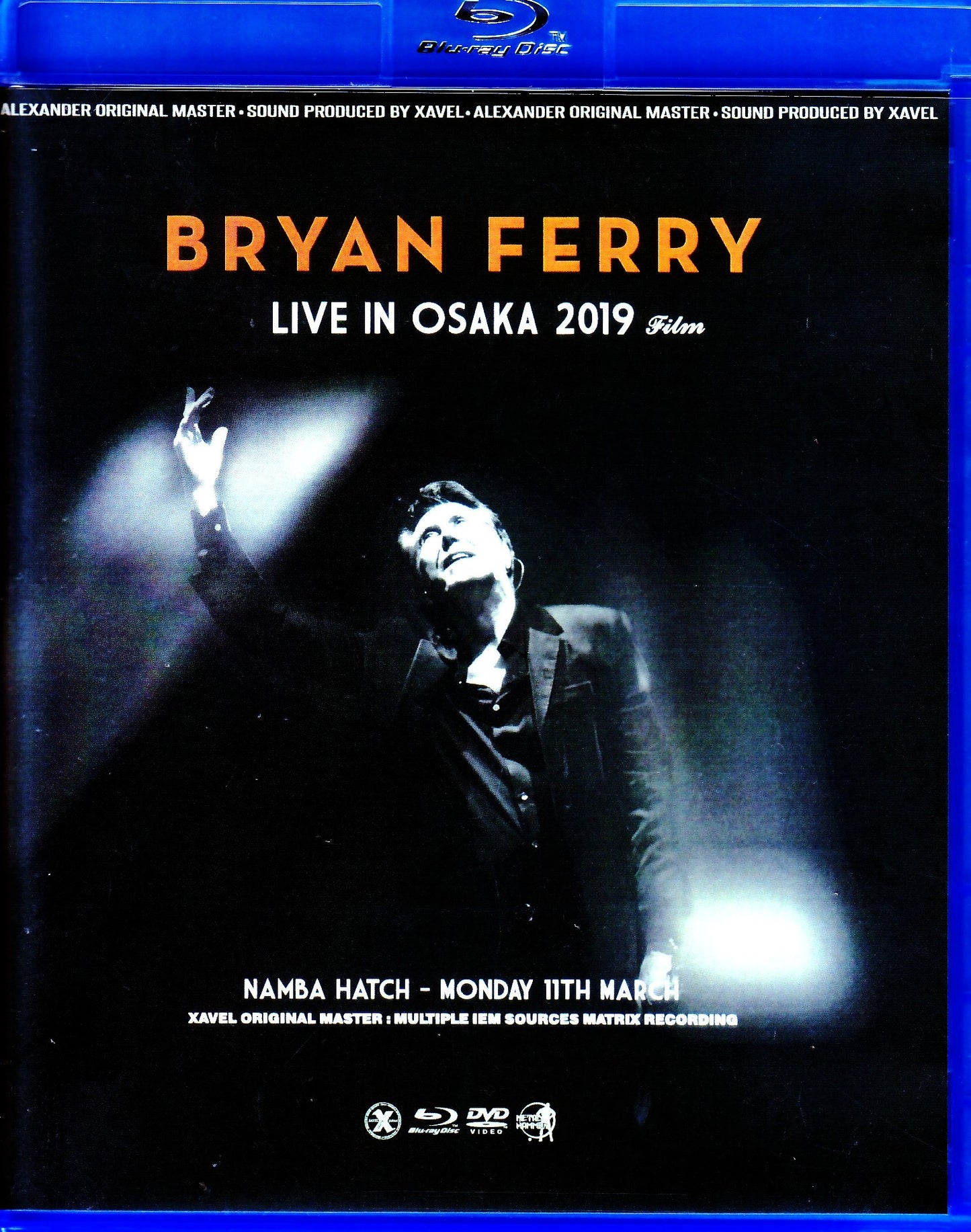 Bryan Ferry / Osaka, Japan 2019 Blu-Ray/DVD IEM Matrix Ver.