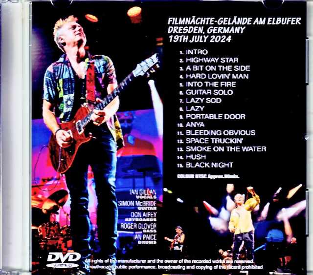 Deep Purple Germany 2024 Complete Multi-Cam Edition Jewel Version