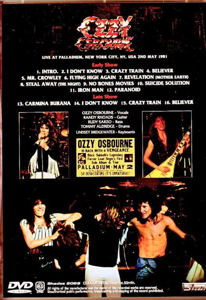 Ozzy Osbourne Randy Rhodes Ozzy Osbourne Randy Rhodes/NY,USA 1981 & more