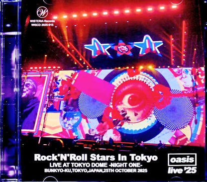 Oasis Oasis/Tokyo,Japan 10.25.2025 Complete Vip Block Seat Rec Edition