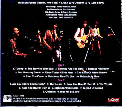 Moody Blues Moody Blues/NY,USA 10.23.1972