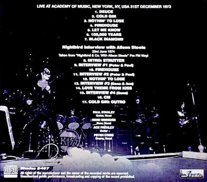 Kiss/NY,USA 12.31.1973 & more