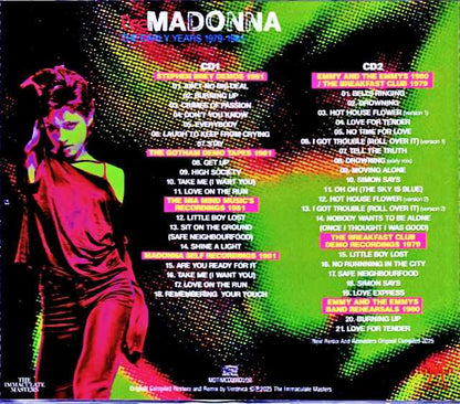 Madonna/Early Years 1979-1981 Remix and Remasters Original Compilation