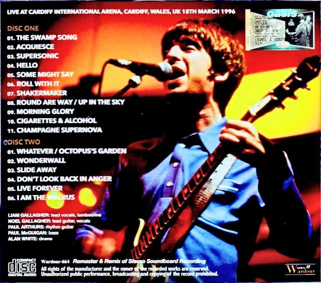 Oasis/England,UK 3.18.1996 Complete Upgrade