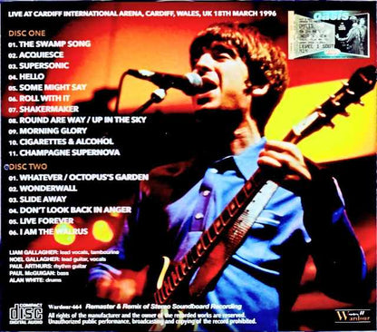 Oasis/England,UK 3.18.1996 Complete Upgrade