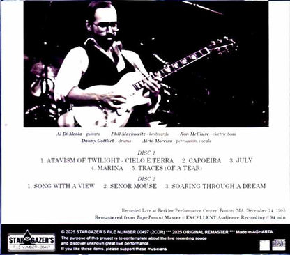Al Di Meola Project Al Di Meola/MA,USA 1985 Complete