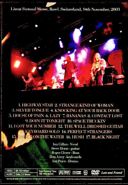 Deep Purple / Switzerland 11.14.2003 Complete Multi-Cam Edition